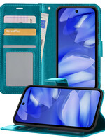 BTH BTH Google Pixel 9a Hoesje Bookcase - Turquoise