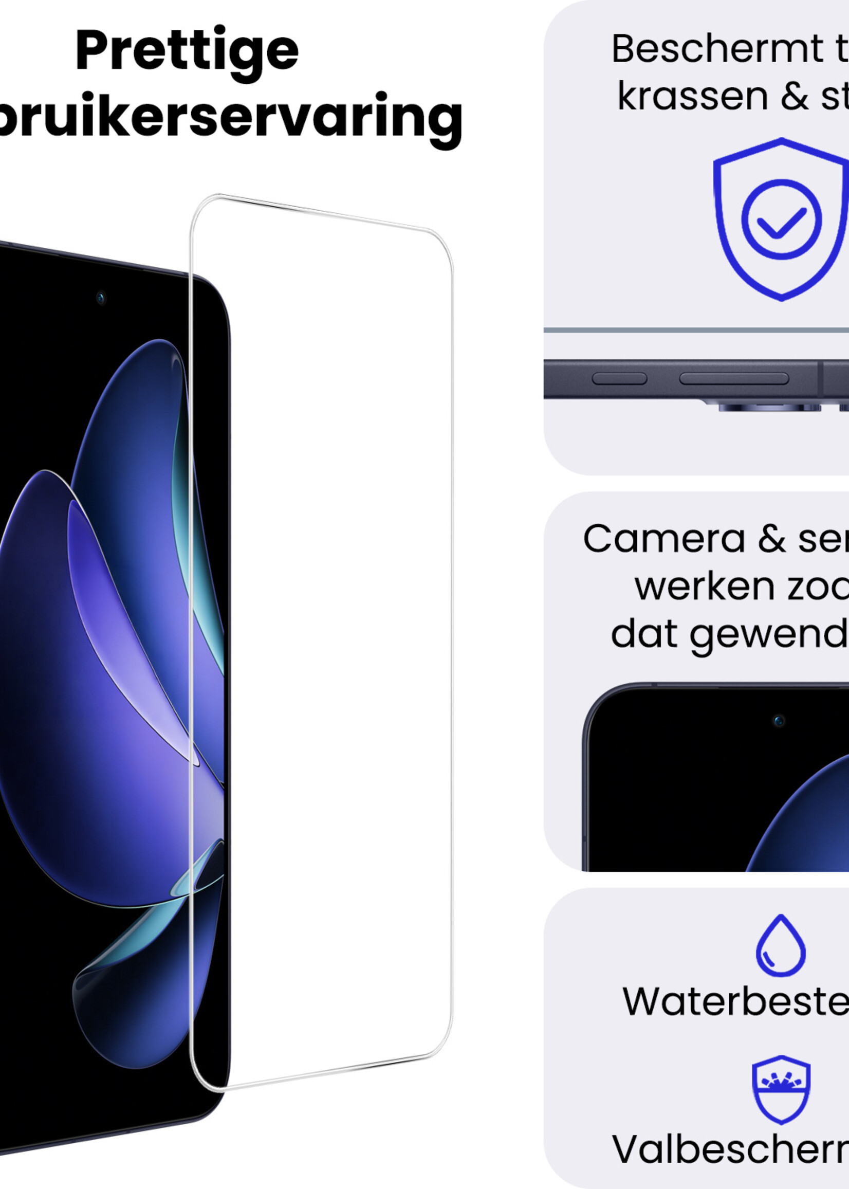 BTH BTH Oppo Reno13 Screenprotector - 3 PACK
