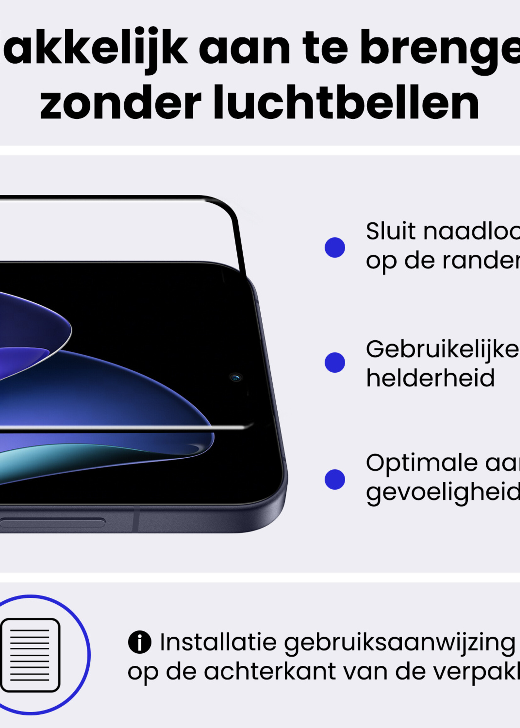 BTH BTH Oppo Reno13 Pro Screenprotector - 2 PACK
