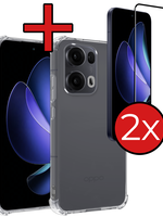 BTH BTH Oppo Reno13 Pro Hoesje Shockproof Met 2x Screenprotector
