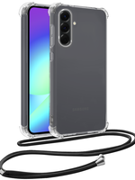 BTH BTH Samsung Galaxy A56 Hoesje Transparant Shockproof Met Zwart Koord