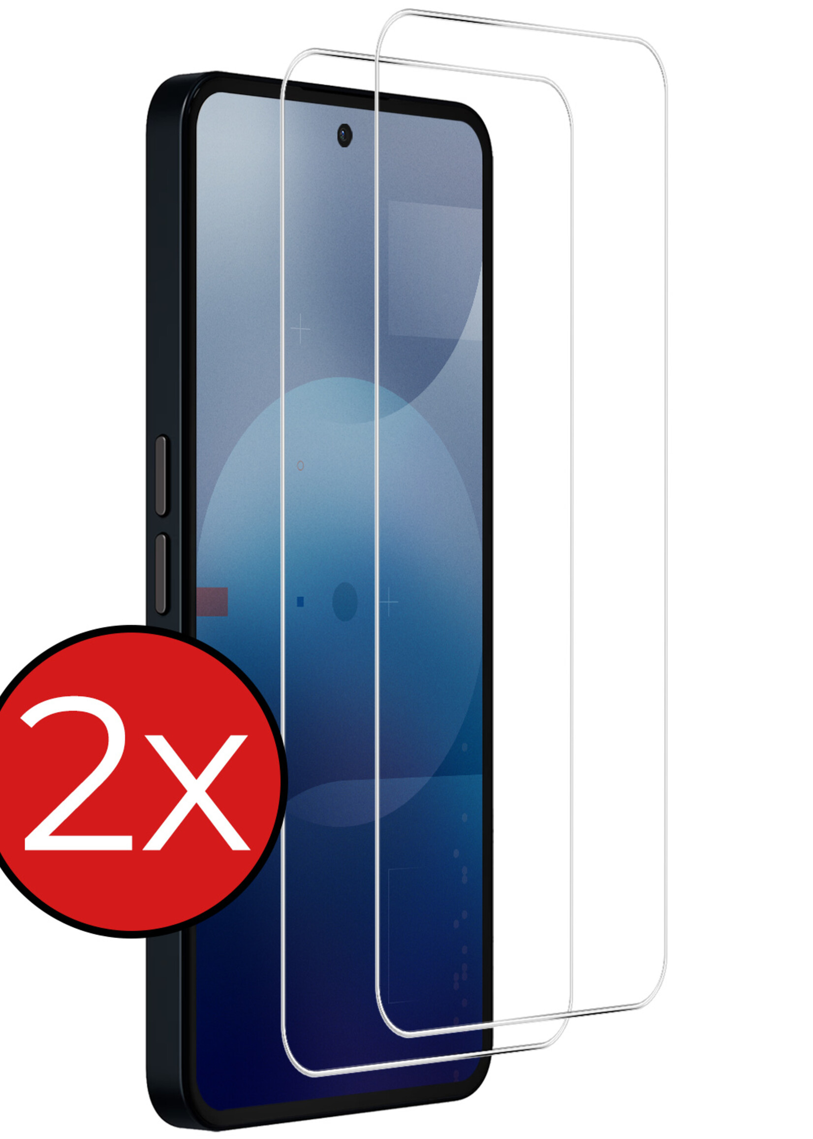 BTH BTH Nothing Phone (3a) Screenprotector Glas  - 2 PACK