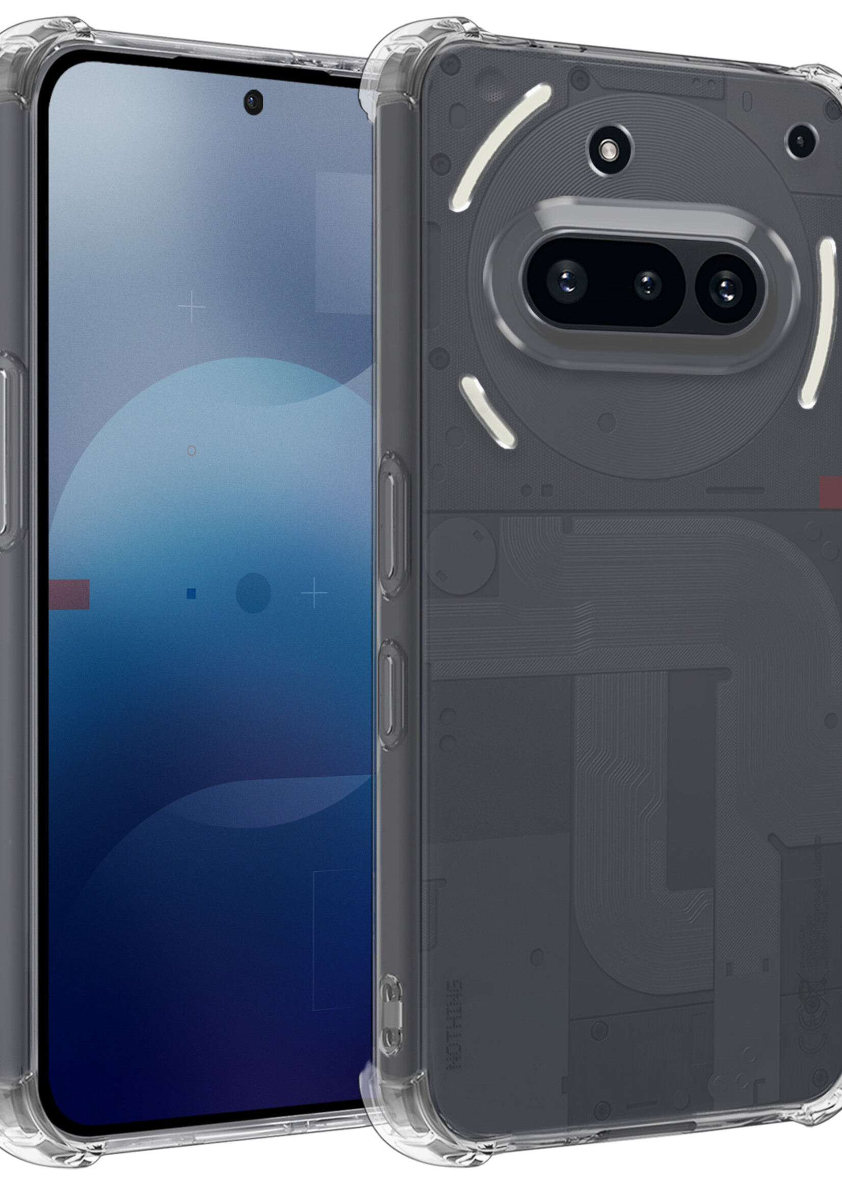 BTH BTH Nothing Phone (3a) Hoesje Shockproof - Transparant