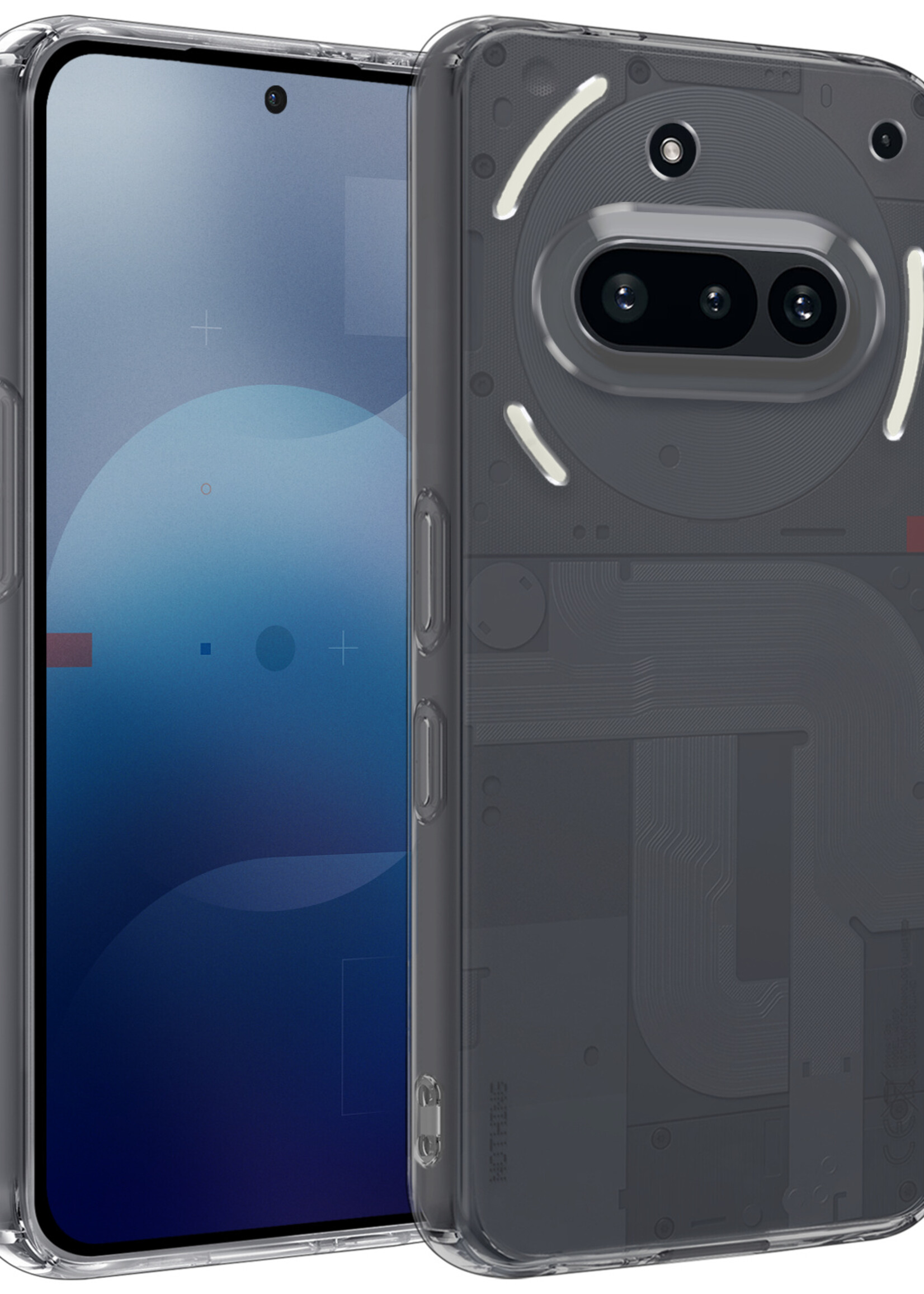 BTH BTH Nothing Phone (3a) Hoesje Siliconen - Transparant