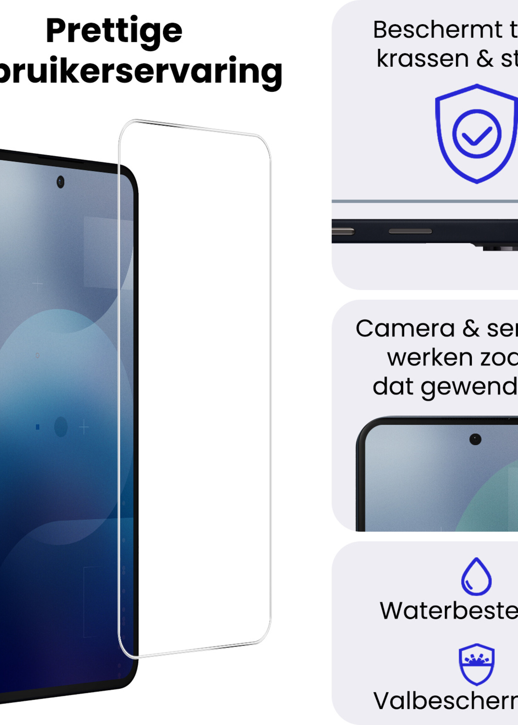 BTH BTH Nothing Phone (3a) Pro Screenprotector Glas  - 3 PACK