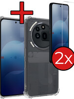 BTH BTH Nothing Phone (3a) Pro Hoesje Shockproof Met 2x Screenprotector