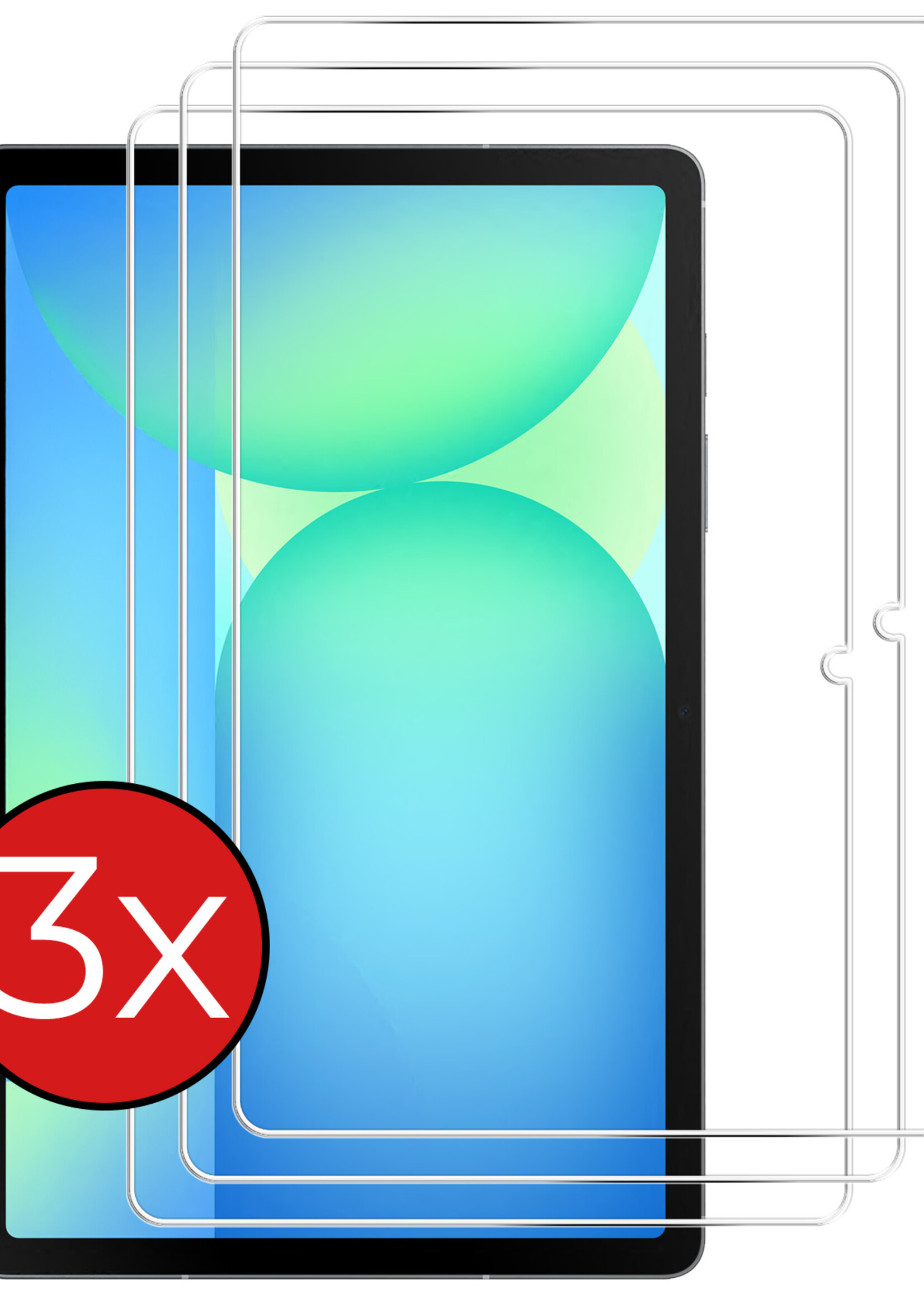 BTH BTH Samsung Galaxy Tab S10 FE Plus Screenprotector - 3 PACK