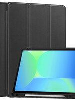 BTH BTH Samsung Galaxy Tab S10 FE Plus Hoesje Met Uitsparing S Pen - Zwart
