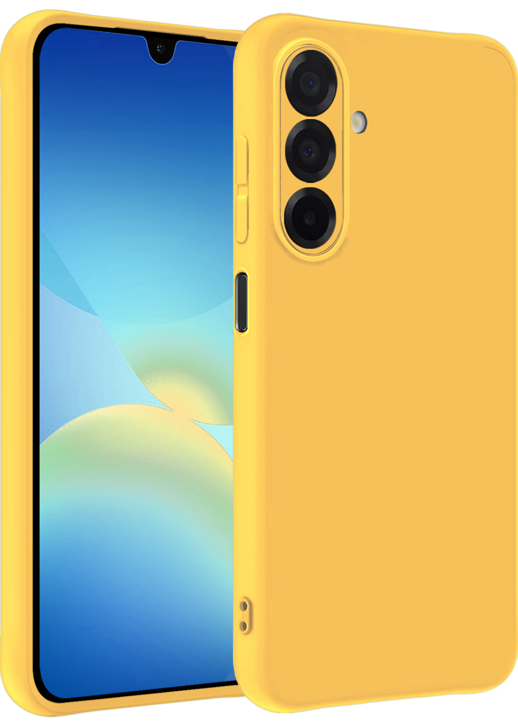 BTH BTH Samsung Galaxy A26 Hoesje Siliconen - Geel