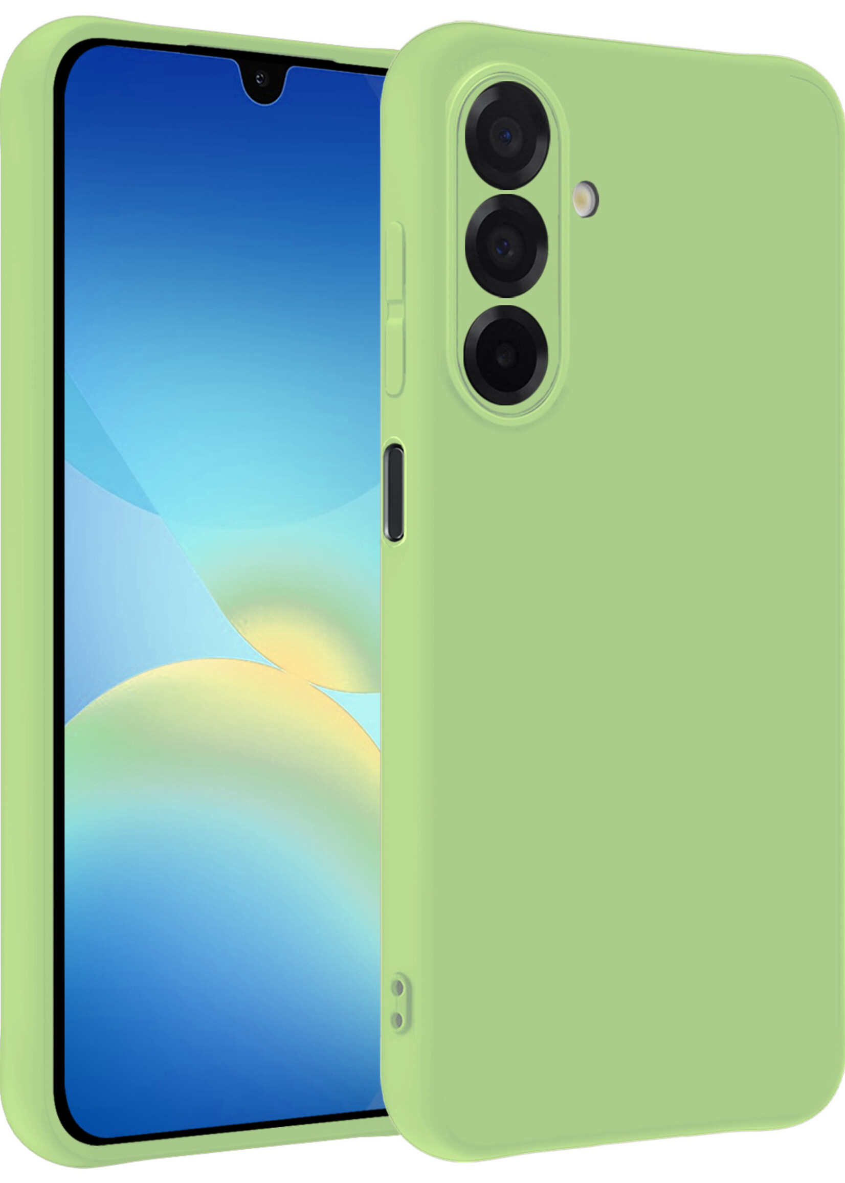 BTH BTH Samsung Galaxy A26 Hoesje Siliconen - Groen