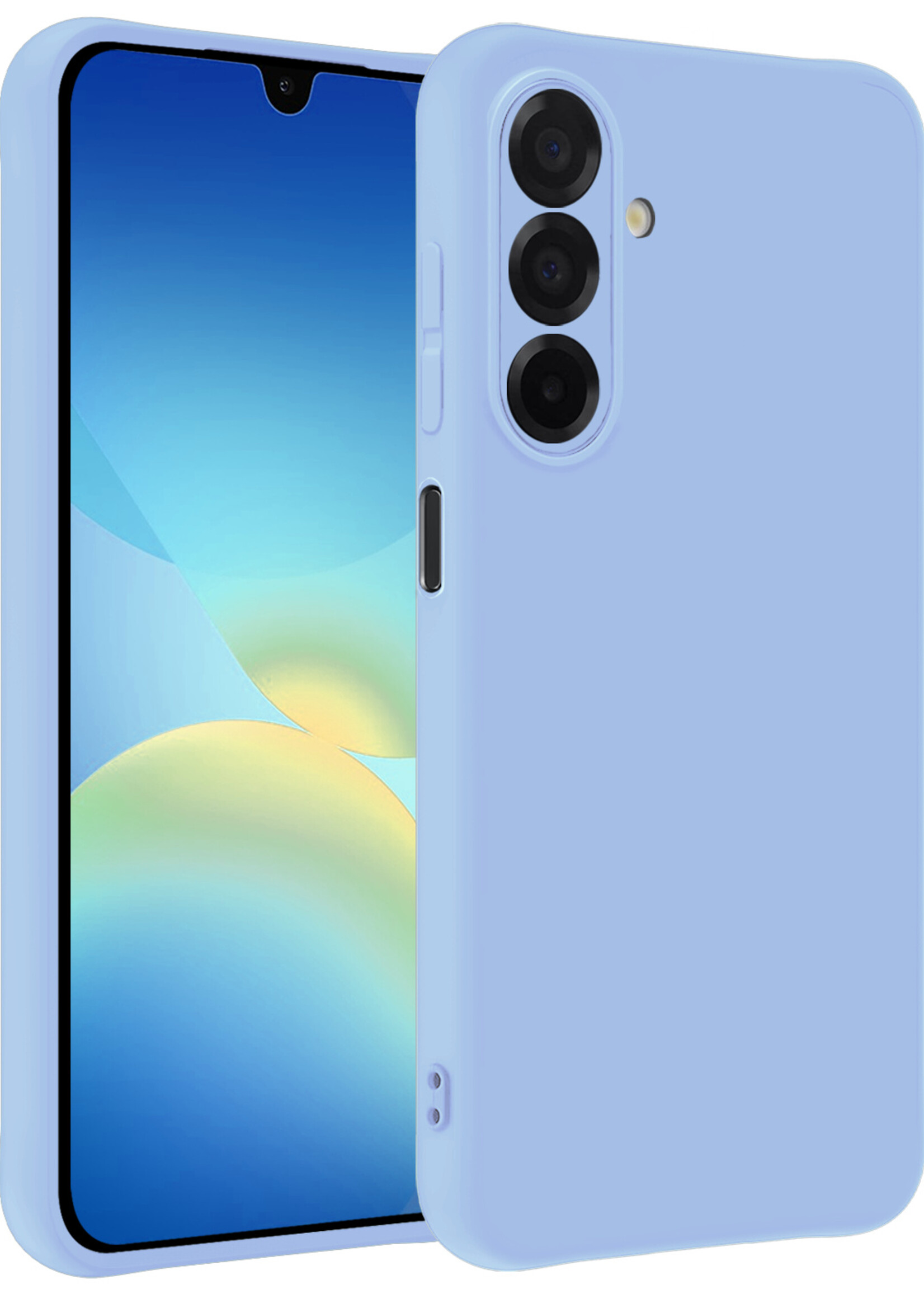 BTH BTH Samsung Galaxy A26 Hoesje Siliconen - Lichtblauw