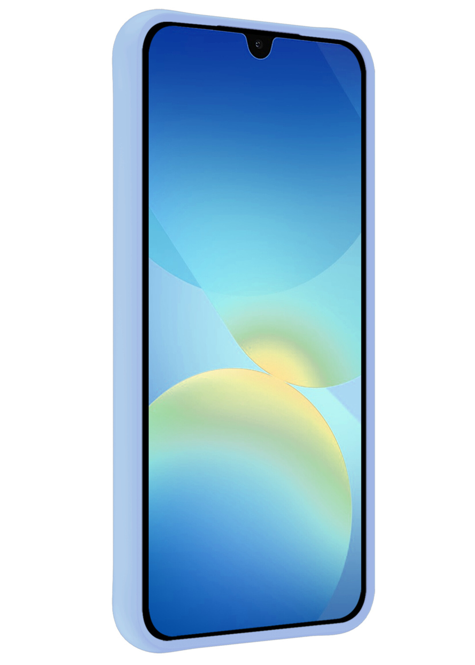 BTH BTH Samsung Galaxy A26 Hoesje Siliconen - Lichtblauw