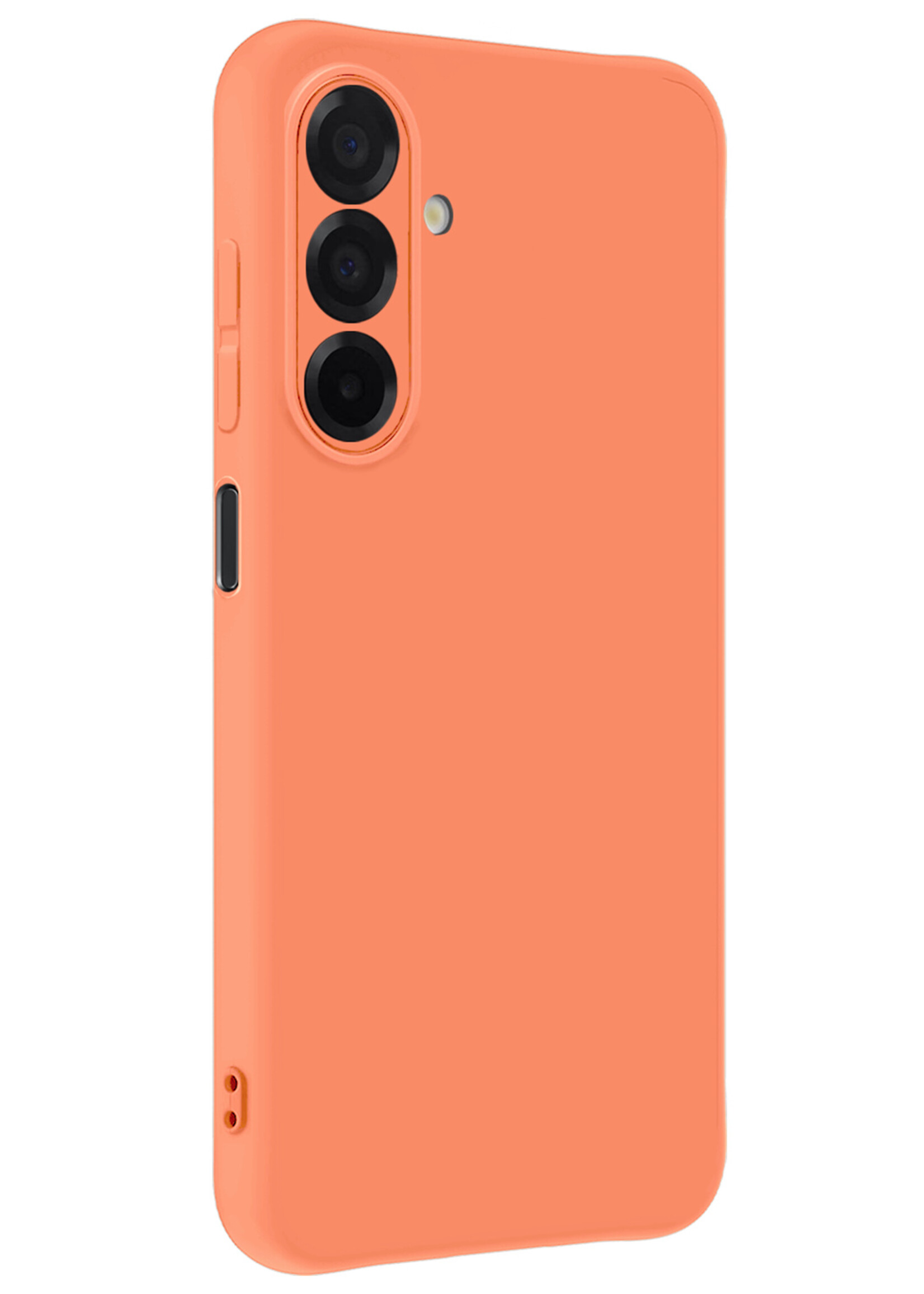 BTH BTH Samsung Galaxy A26 Hoesje Siliconen - Perzik