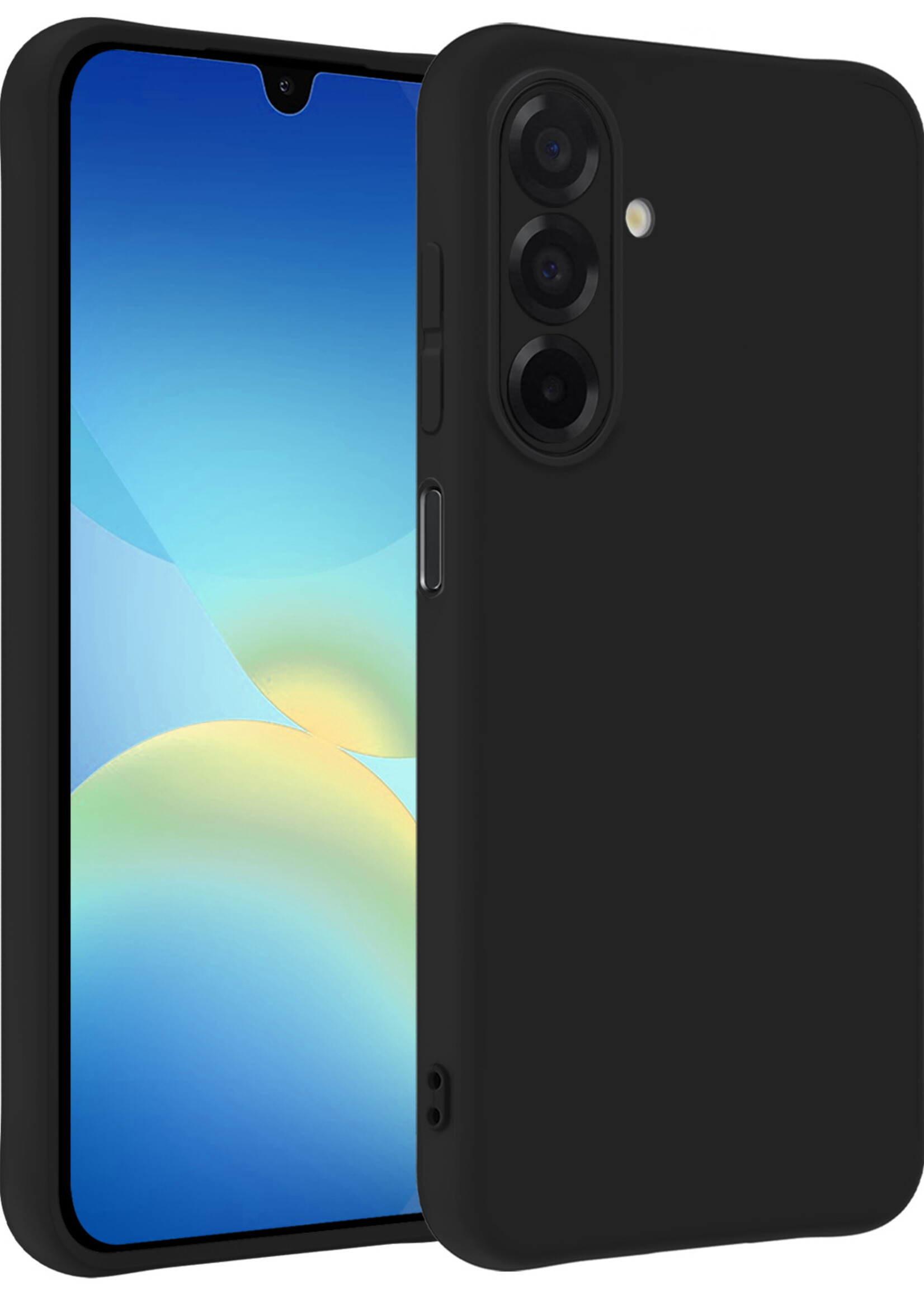 BTH BTH Samsung Galaxy A26 Hoesje Siliconen - Zwart