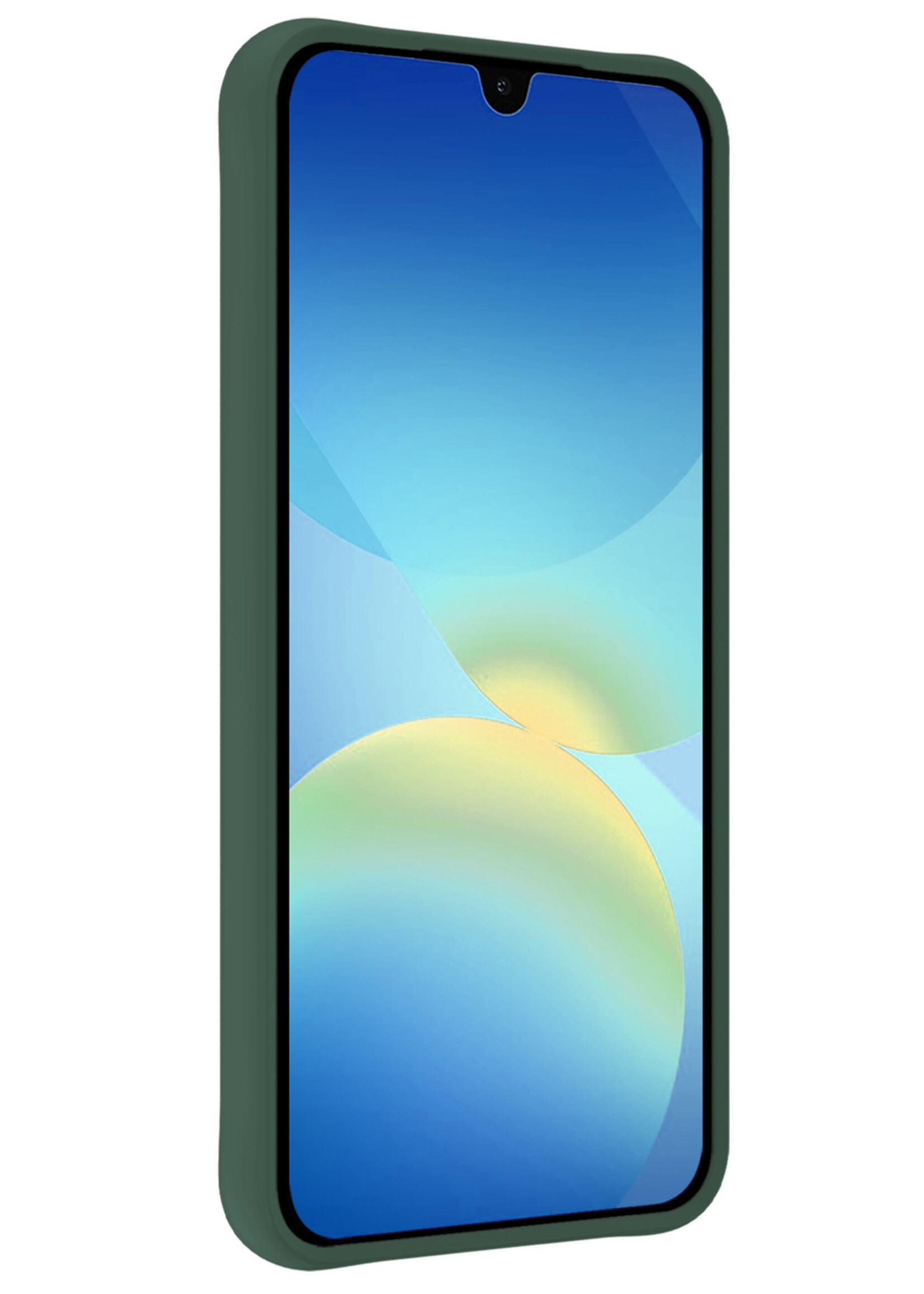 BTH BTH Samsung Galaxy A26 Hoesje Siliconen - Donkergroen - 2 PACK
