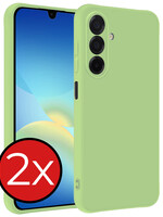 BTH BTH Samsung Galaxy A26 Hoesje Siliconen - Groen - 2 PACK