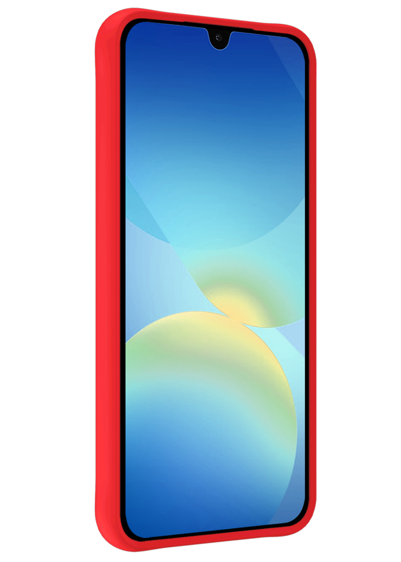 BTH BTH Samsung Galaxy A26 Hoesje Siliconen - Rood - 2 PACK