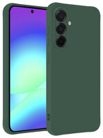 BTH BTH Samsung Galaxy A56 Hoesje Siliconen - Donkergroen