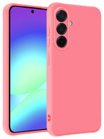 BTH BTH Samsung Galaxy A56 Hoesje Siliconen - Lichtroze
