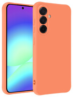 BTH BTH Samsung Galaxy A56 Hoesje Siliconen - Perzik