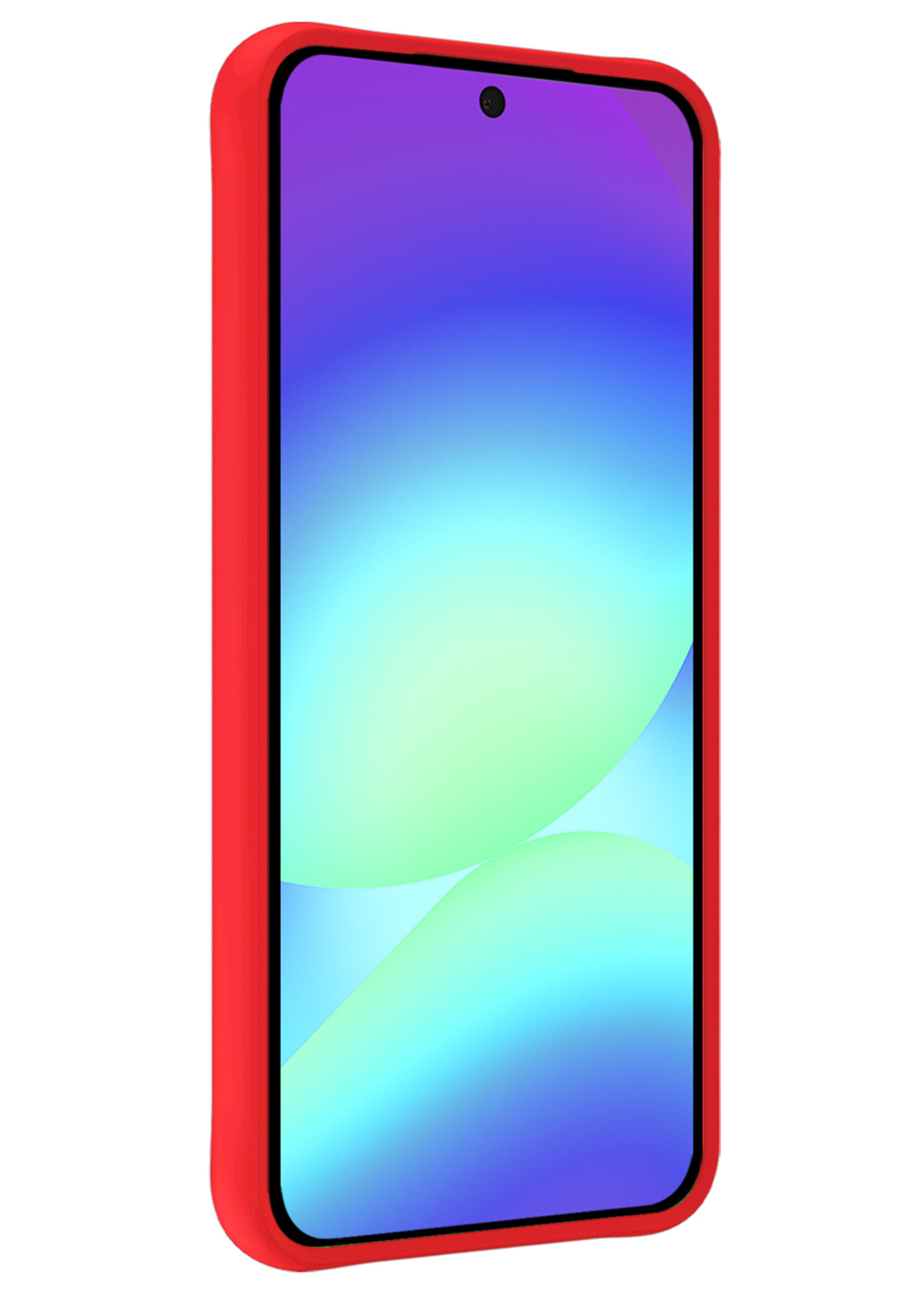 BTH BTH Samsung Galaxy A56 Hoesje Siliconen - Rood