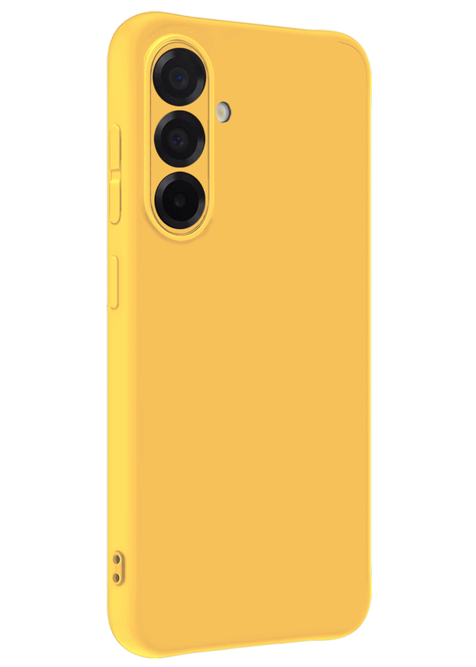 BTH BTH Samsung Galaxy A36 Hoesje Siliconen - Geel