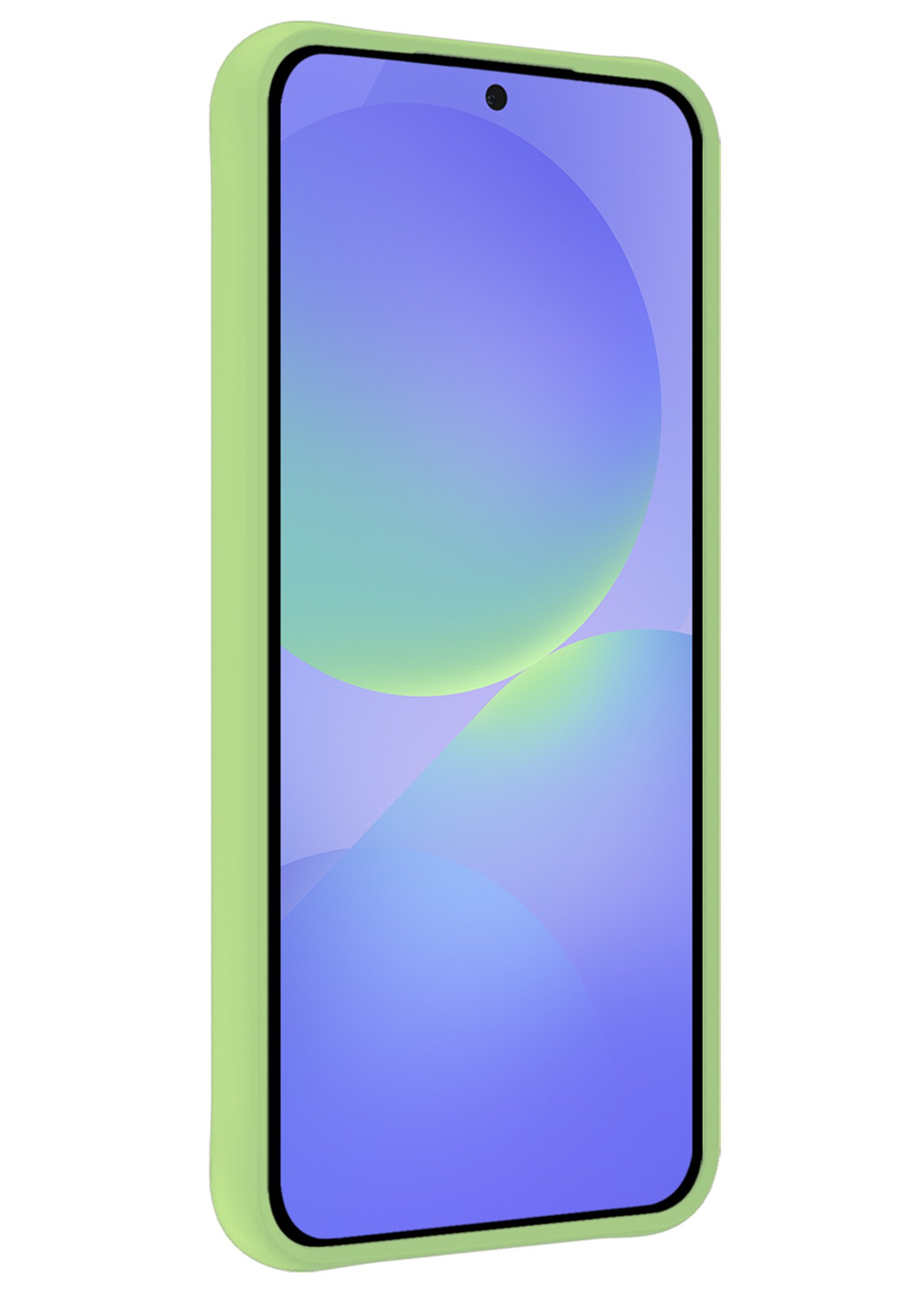 BTH BTH Samsung Galaxy A36 Hoesje Siliconen - Groen