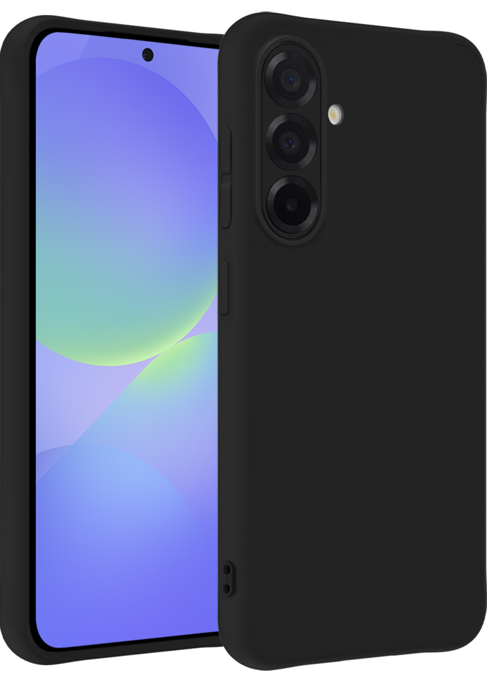 BTH BTH Samsung Galaxy A36 Hoesje Siliconen - Zwart