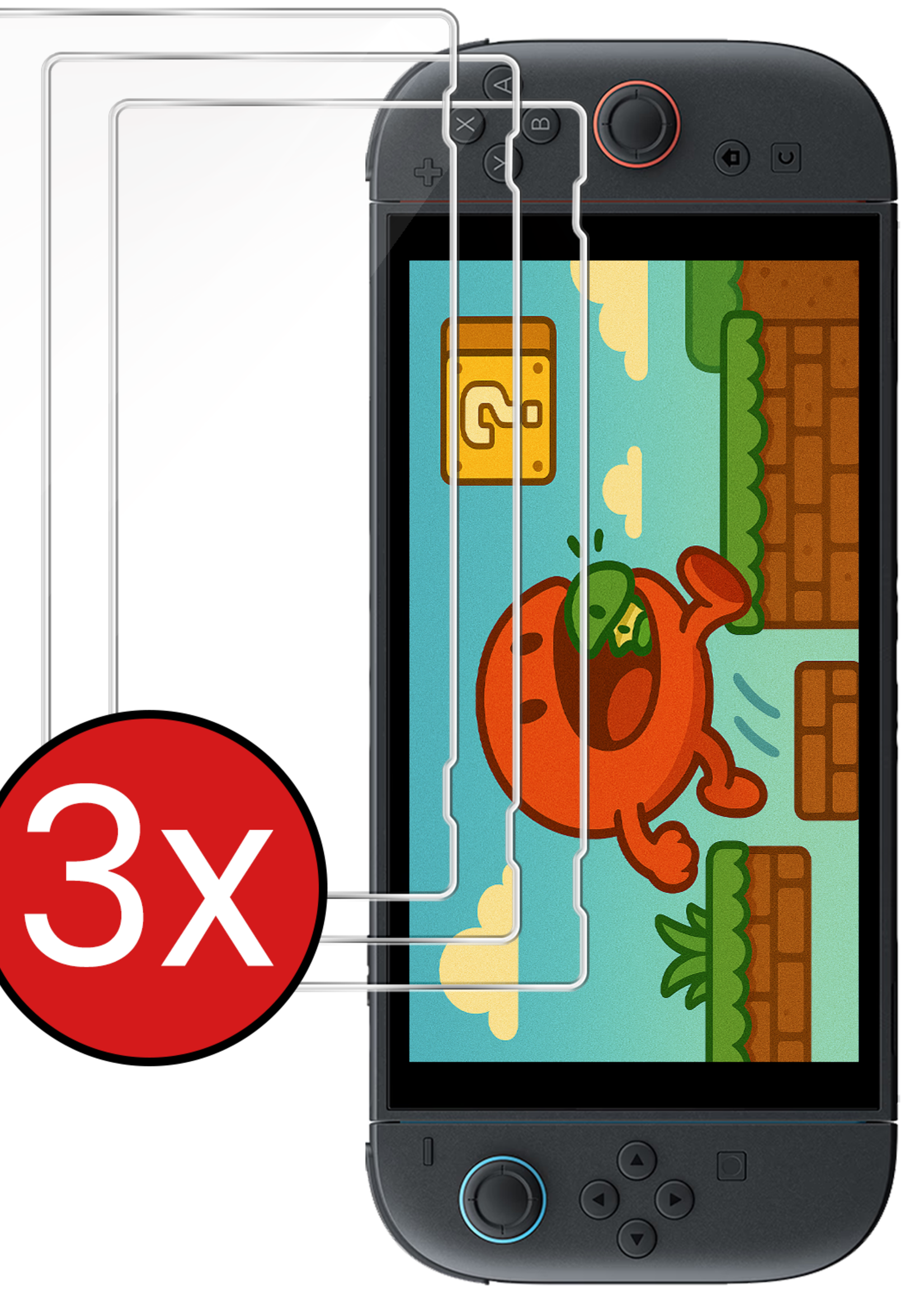 BTH BTH Nintendo Switch 2 Screenprotector - 3 PACK