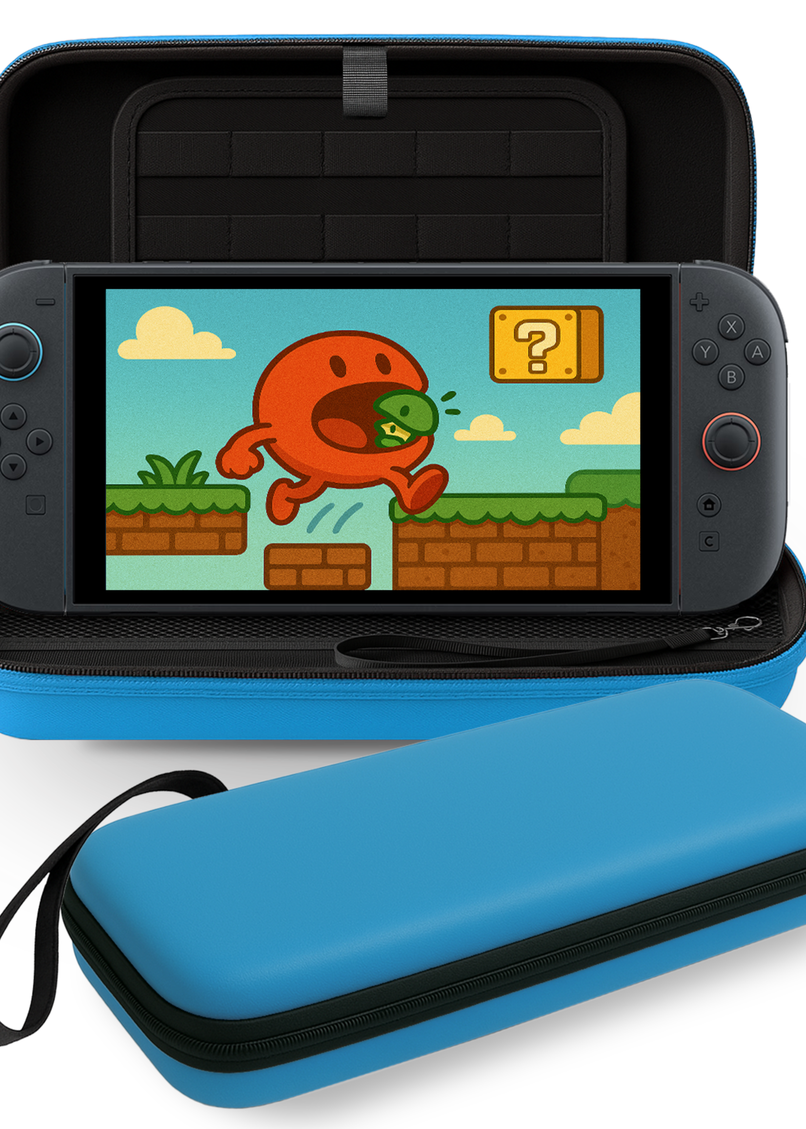 BTH BTH Hoesje voor Nintendo Switch 2 - Blauw