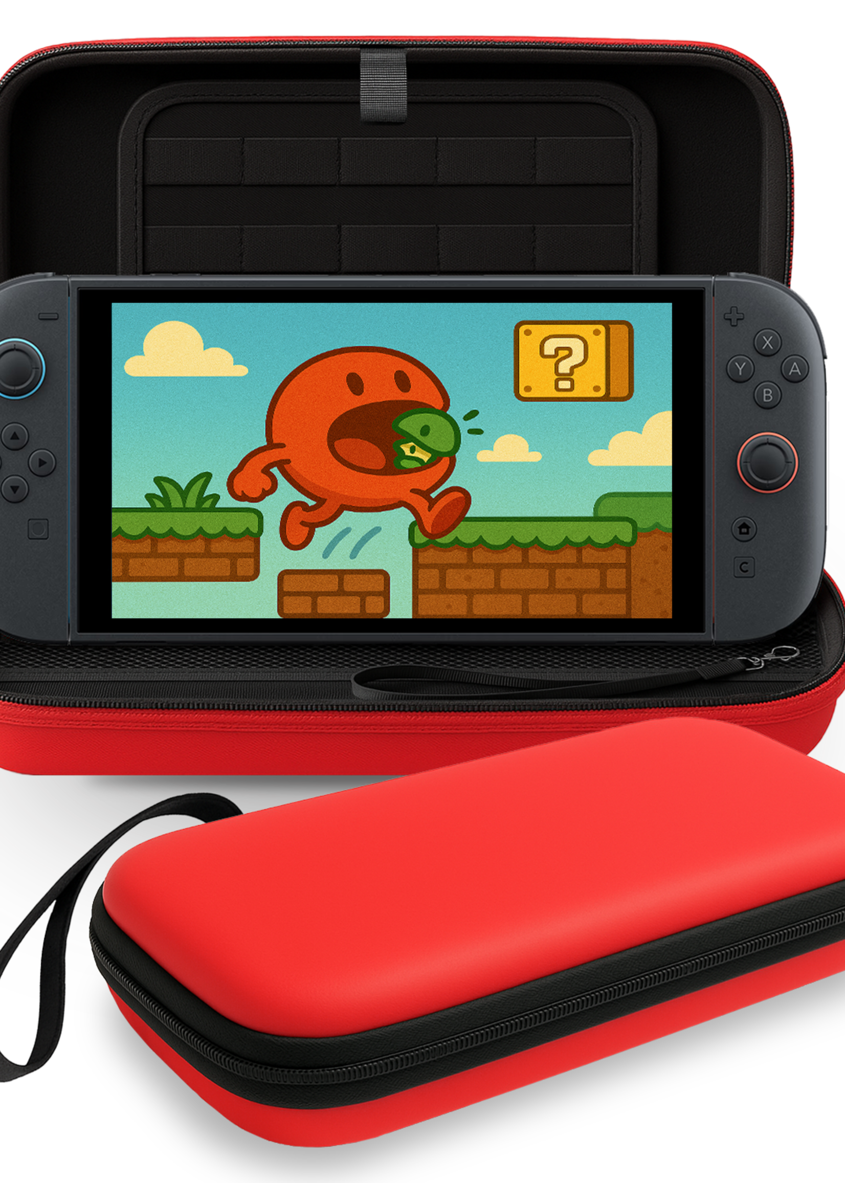 BTH BTH Hoesje voor Nintendo Switch 2 - Rood
