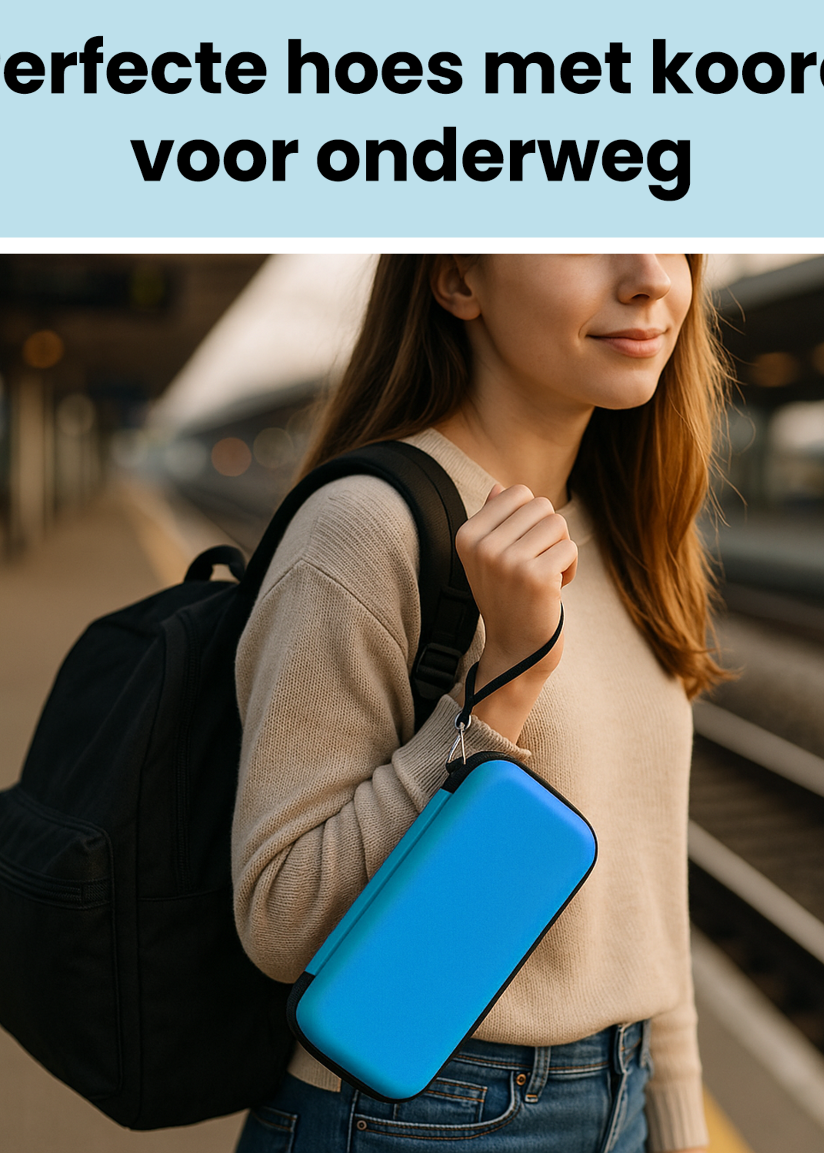 BTH BTH Nintendo Switch 2 Hoesje Met Screenprotector - Blauw