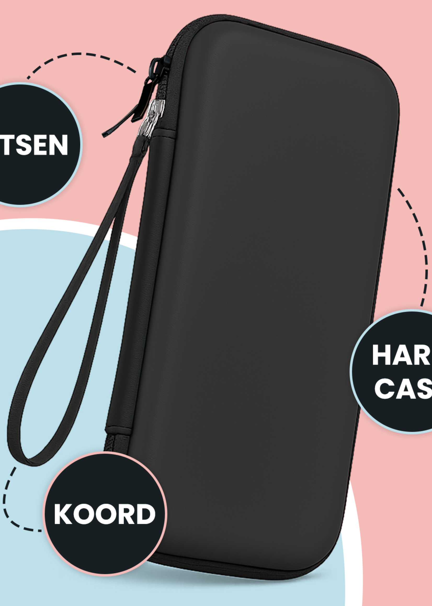 BTH BTH Nintendo Switch 2 Hoesje Met Screenprotector - Zwart