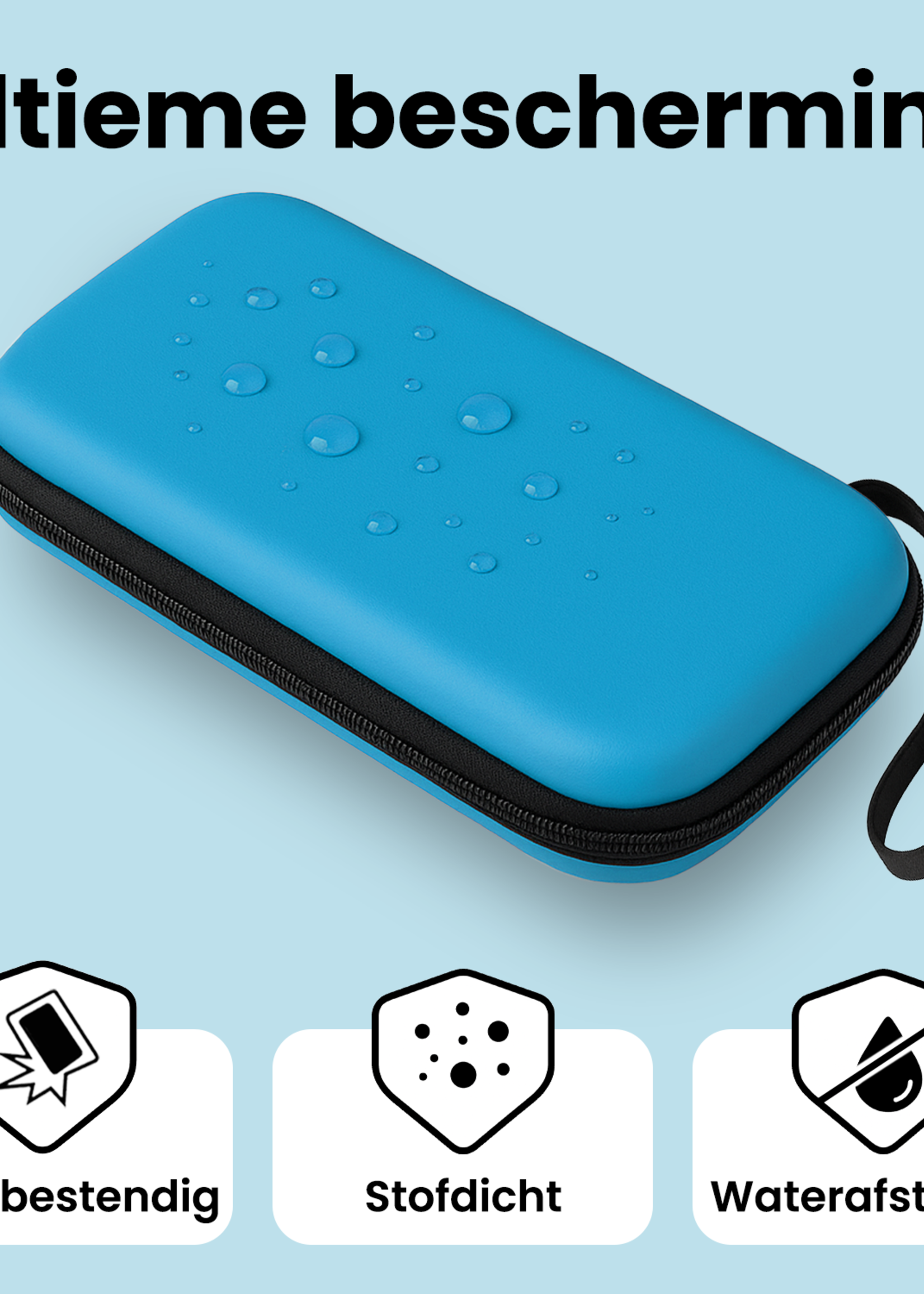 BTH BTH Nintendo Switch 2 Hoesje Met Screenprotector - Blauw