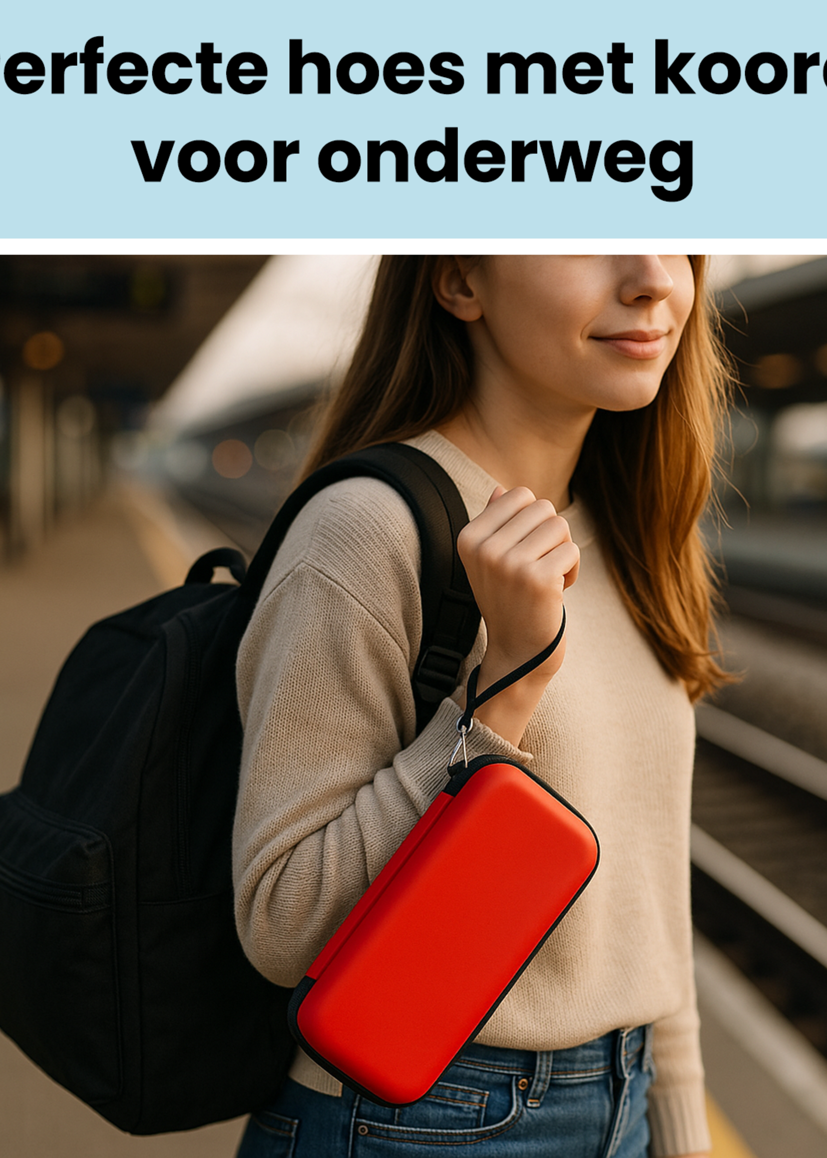 BTH BTH Nintendo Switch 2 Hoesje Met Screenprotector - Rood