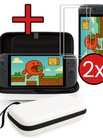 BTH BTH Nintendo Switch 2 Hoesje Met 2x Screenprotector - Wit