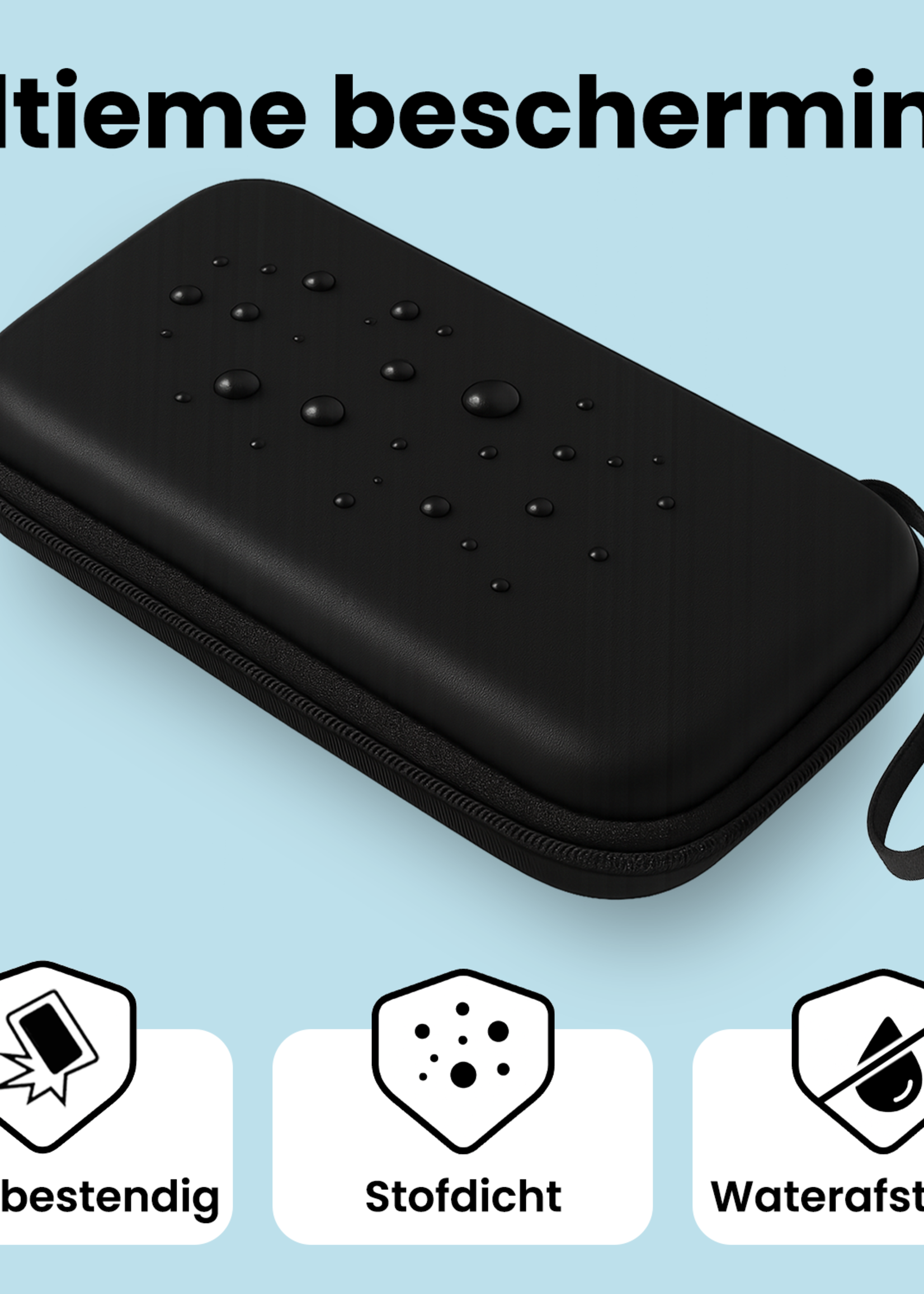 BTH BTH Nintendo Switch 2 Hoesje Met Screenprotector - Zwart