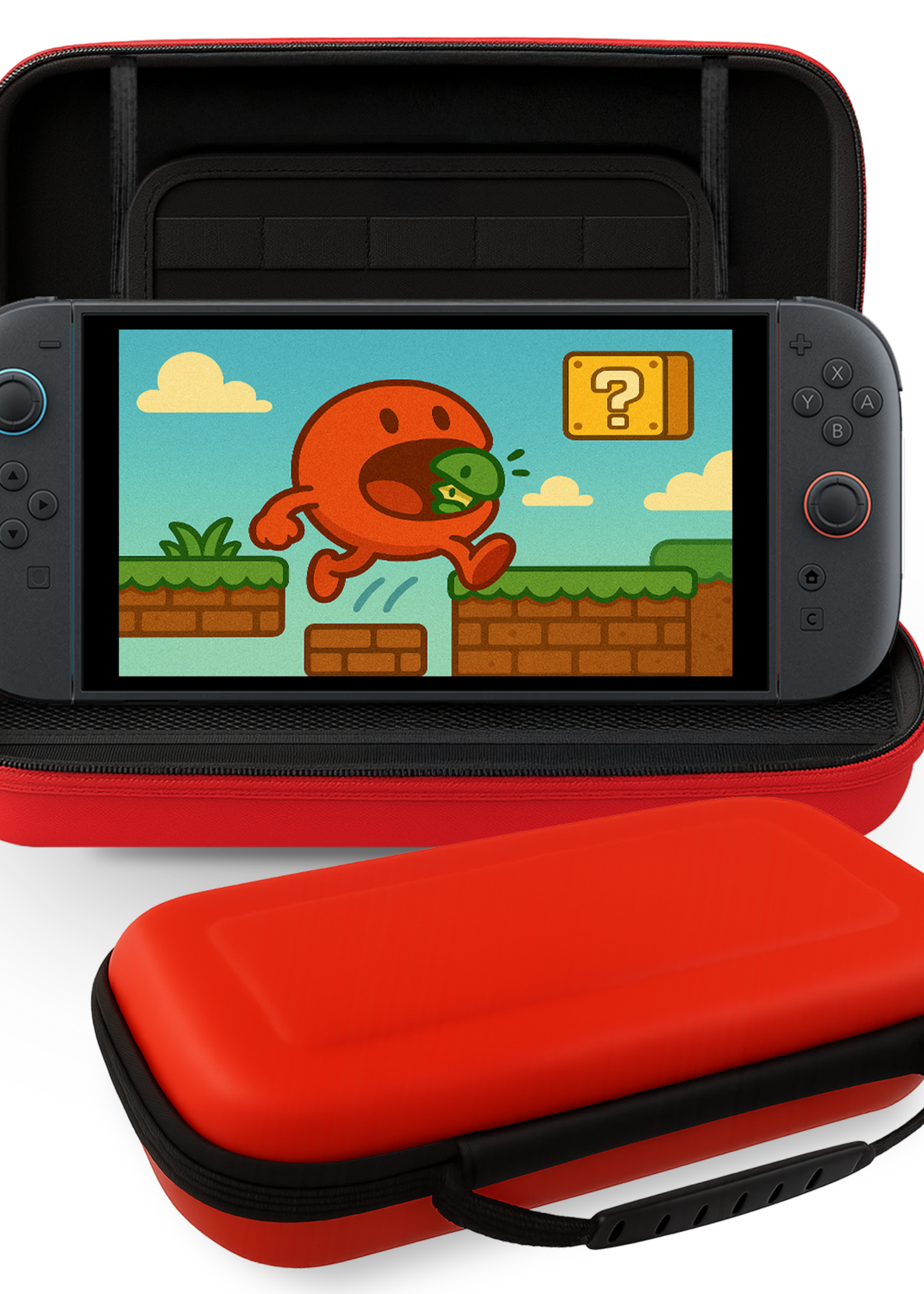 BTH BTH Hoesje voor Nintendo Switch 2 - Rood