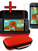 BTH BTH Nintendo Switch 2 Hoesje Handvat Met Screenprotector - Rood