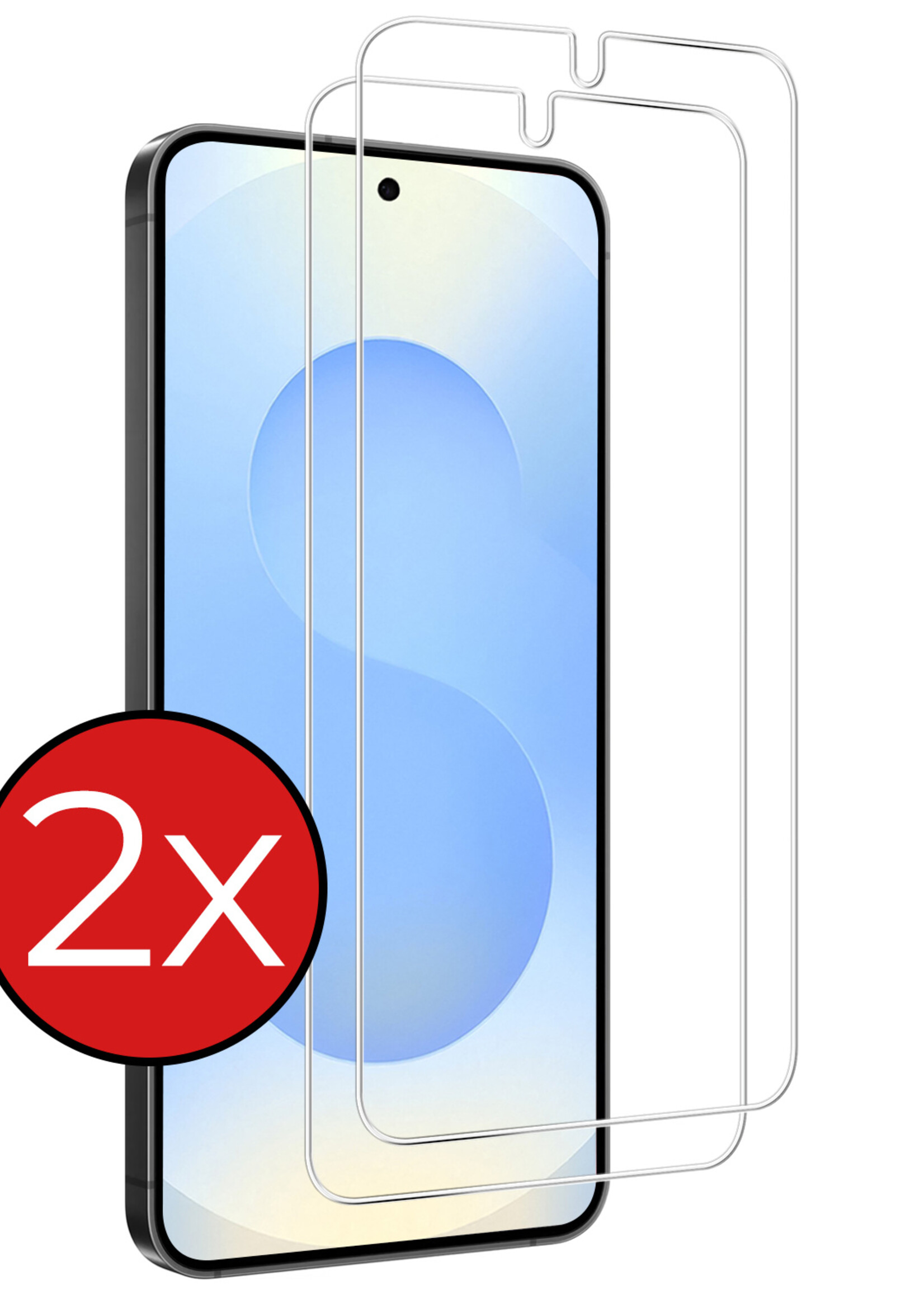 BTH BTH Samsung Galaxy S25 Edge Screenprotector Glas - 2 PACK