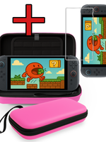 BTH BTH Nintendo Switch 2 Hoesje Koord Met Screenprotector - Roze