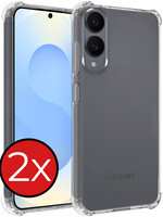 BTH BTH Samsung Galaxy S25 Edge Hoesje Shockproof - Transparant - 2 PACK