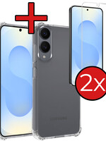 BTH BTH Samsung Galaxy S25 Edge Hoesje Shockproof Met 2x Screenprotector