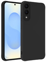 BTH BTH Samsung Galaxy S25 Edge Hoesje Siliconen - Zwart