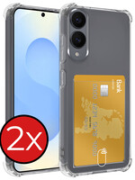 BTH BTH Samsung Galaxy S25 Edge Hoesje Pashouder - 2 PACK