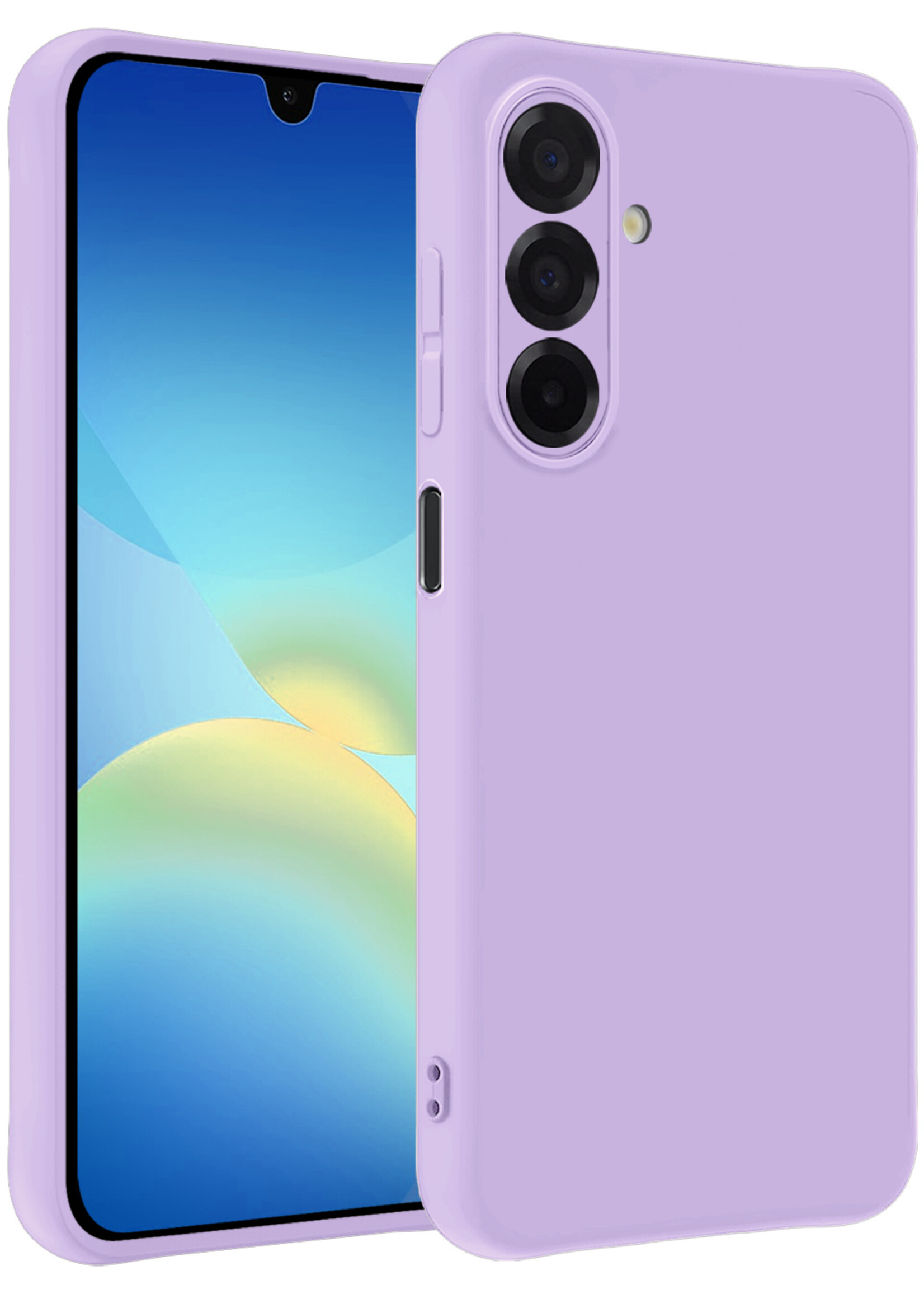 BTH BTH Samsung Galaxy A26 Hoesje Siliconen - Lila