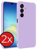 BTH BTH Samsung Galaxy A26 Hoesje Siliconen - Lila - 2 PACK