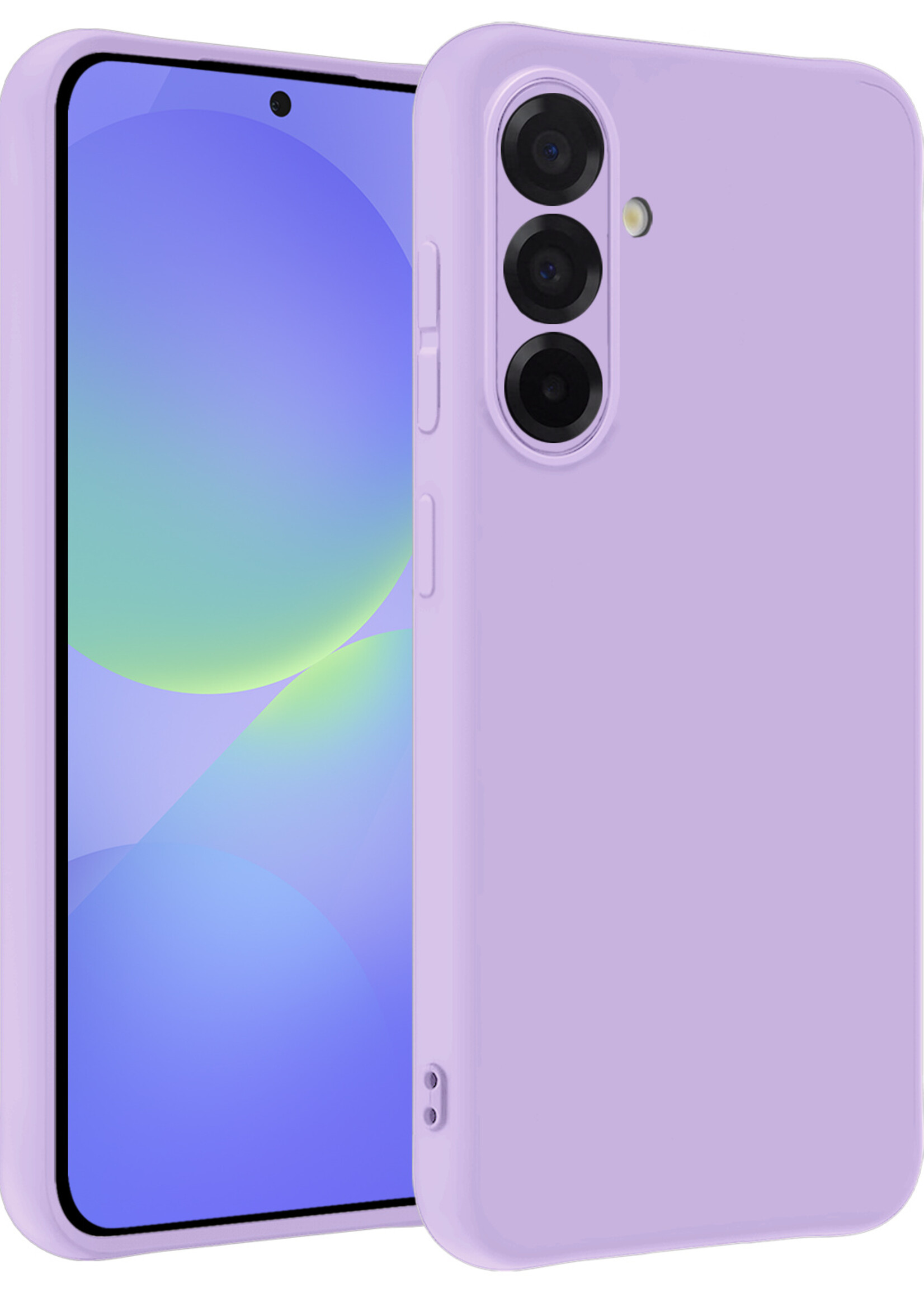 BTH BTH Samsung Galaxy A36 Hoesje Siliconen - Lila