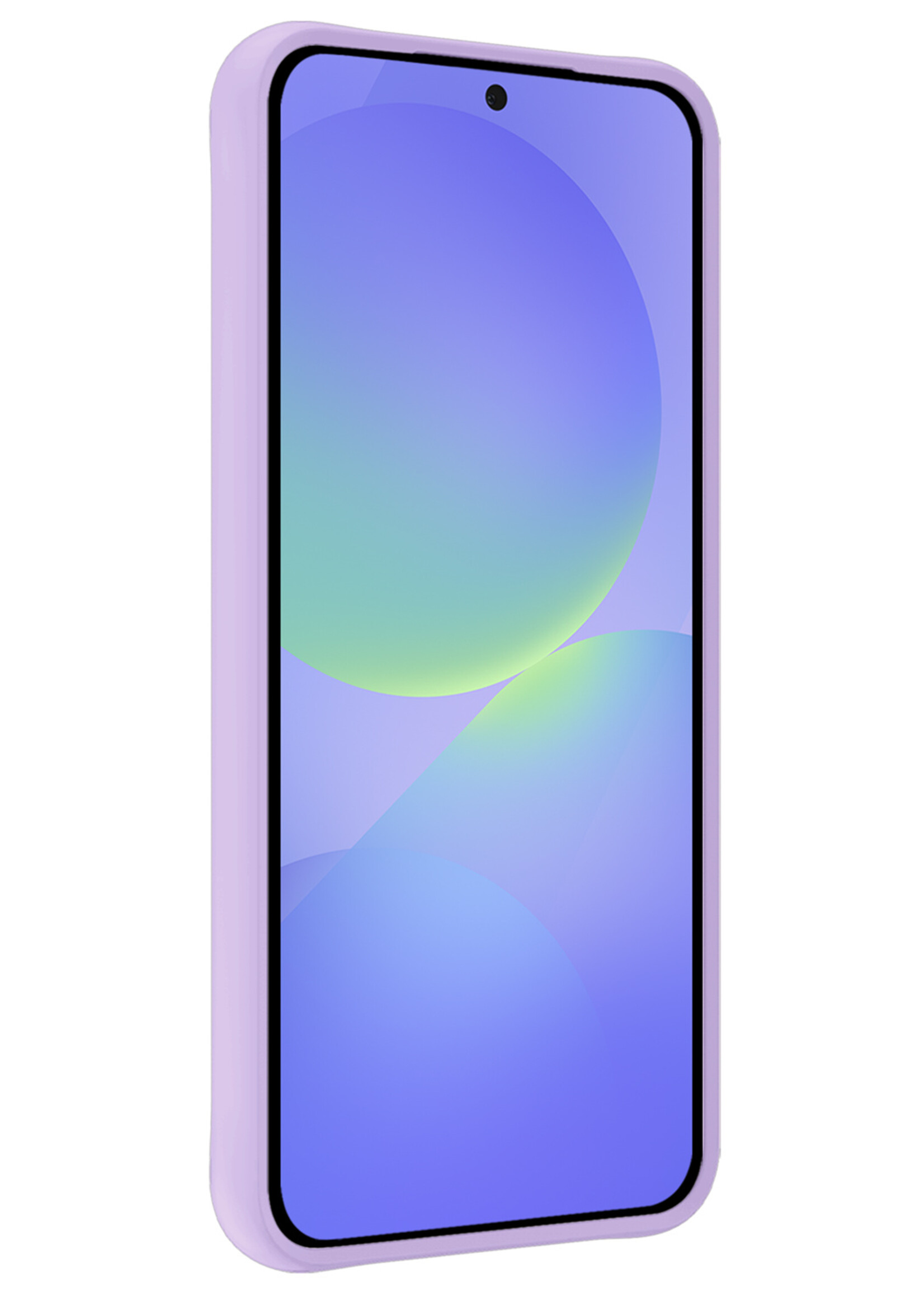 BTH BTH Samsung Galaxy A36 Hoesje Siliconen - Lila - 2 PACK