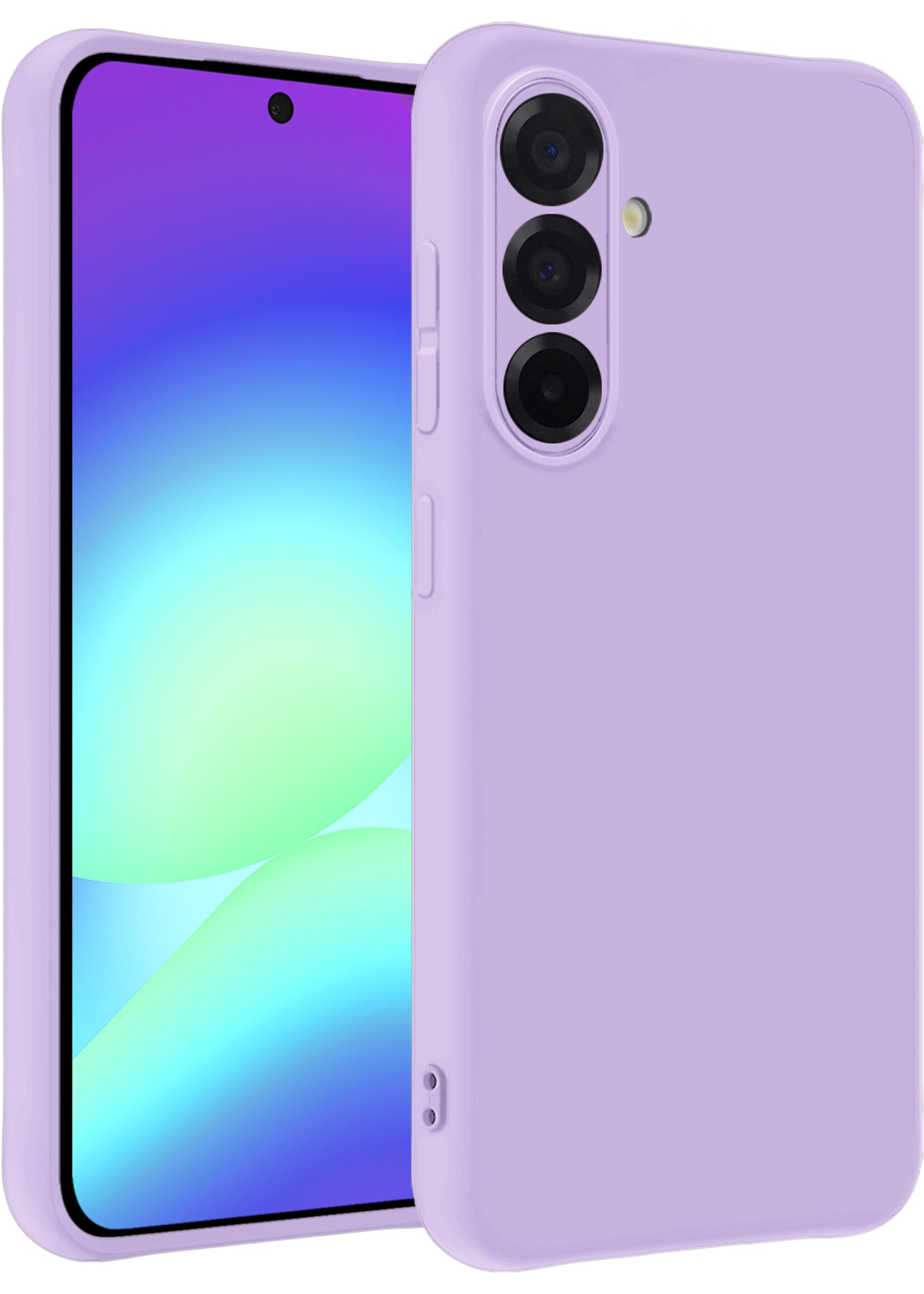 BTH BTH Samsung Galaxy A56 Hoesje Siliconen - Lila